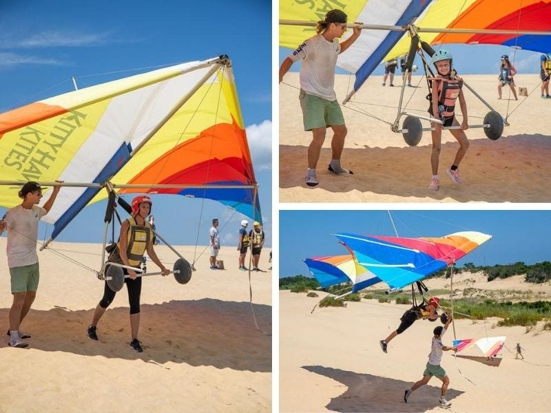 Hang gliding in the Outer Banks