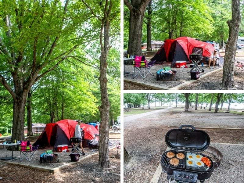 Kerr Lake camping, North Carolina