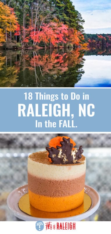 Looking for things to do in Raleigh in the fall? Check out this list of the best fall foliage spots, events, seasonal drinks, pumpkin patches, places to eat, and much more!