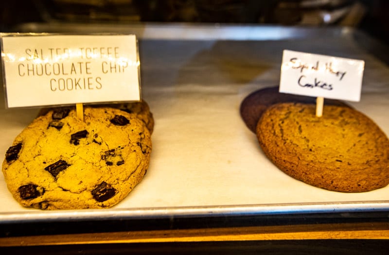 cookies on display