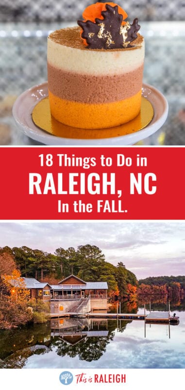 Looking for things to do in Raleigh in the fall? Before you visit Raleigh North Carolina, check out this list of the best fall foliage spots, events, seasonal drinks, pumpkin patches, places to eat, and much more!