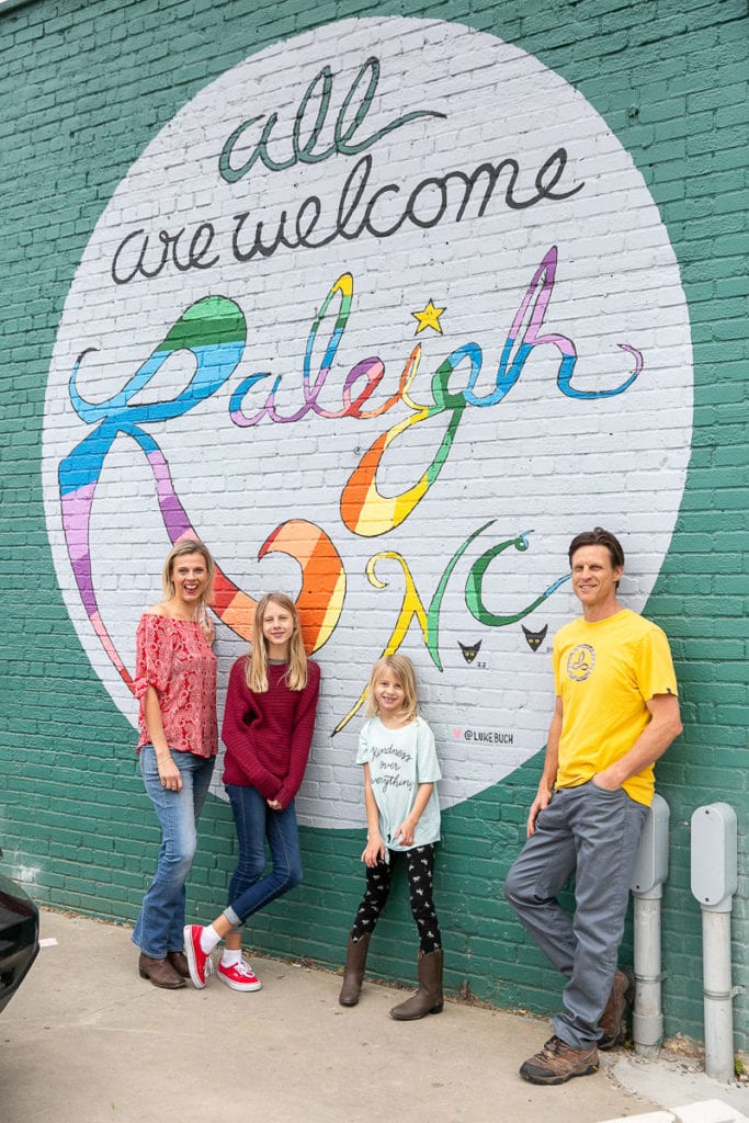 Mural in Downtown Raleigh