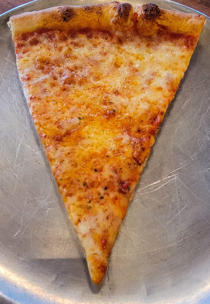 Cheese Pizza at Anna’s Pizzeria, Apex, North Carolina