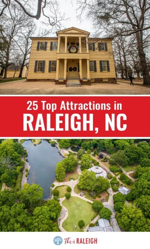 Planning to visit Raleigh, North Carolina? Here are the top 25 Raleigh attractions from museums to cultural attractions, parks, family fun, events, trails, markets, gardens and much more. Put these on your Raleigh travel itinerary.