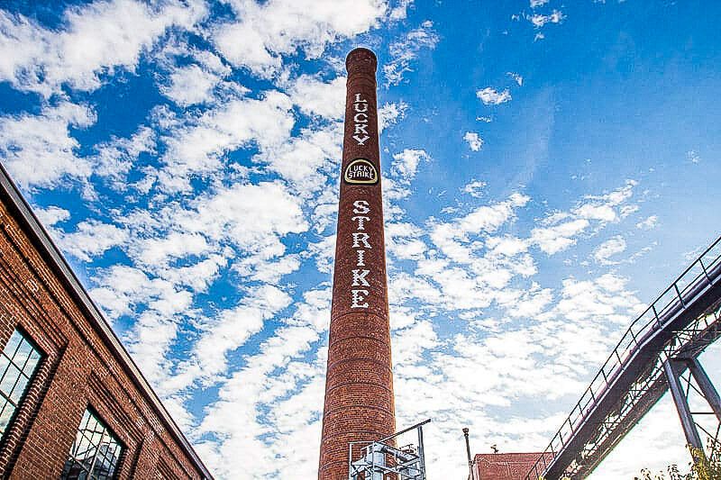 The iconic Lucky Strike Tower