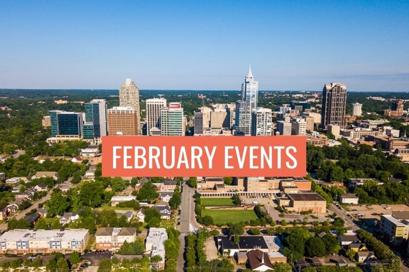 Raleigh events in February