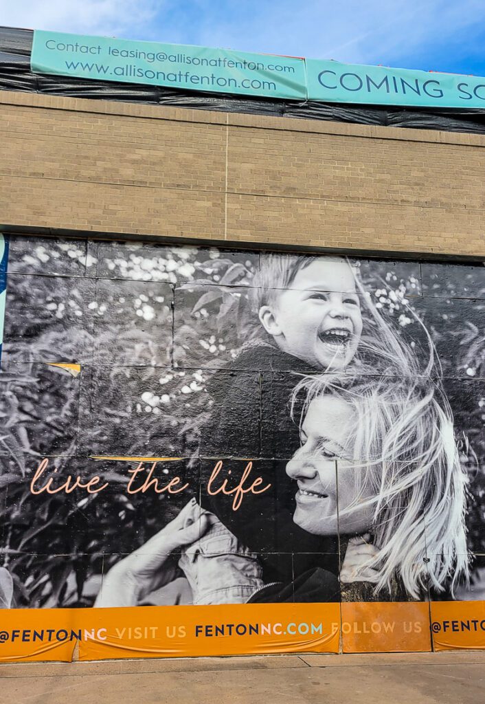 live the life mural fenton cary