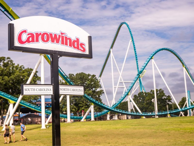 Carowinds Amusement Park in Charlotte, NC