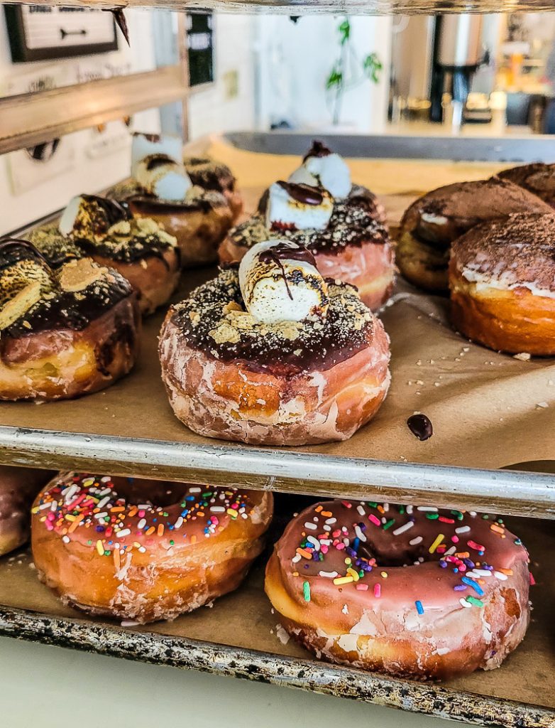 Donuts in a coffee shop - Idle Hour Coffee Shop, Raleigh