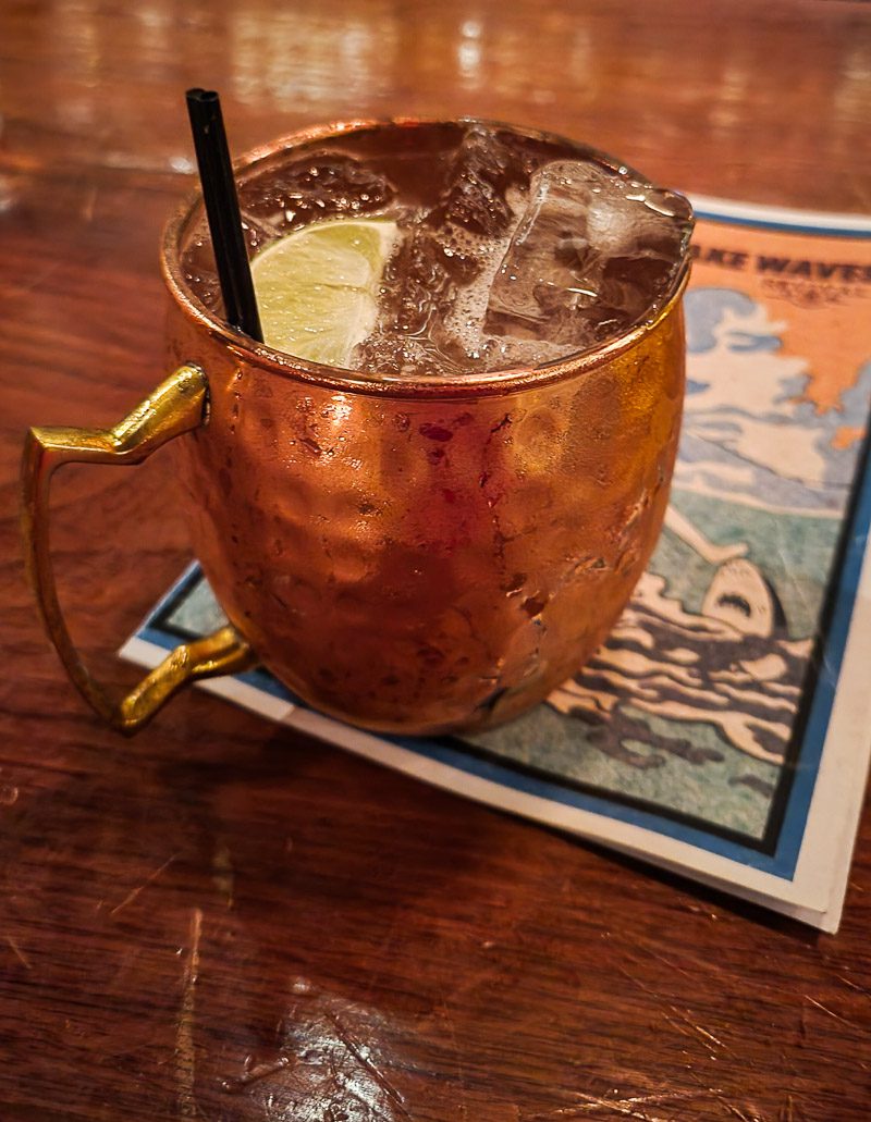 Moscow mule cocktail