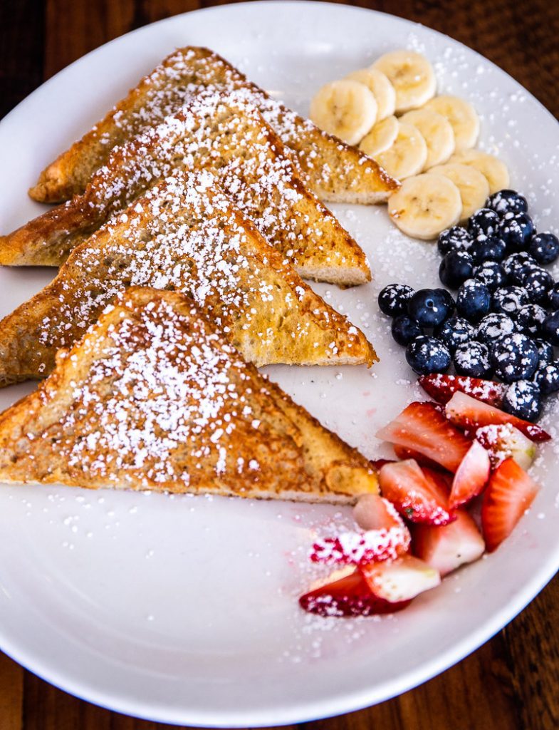 Plate of French toast