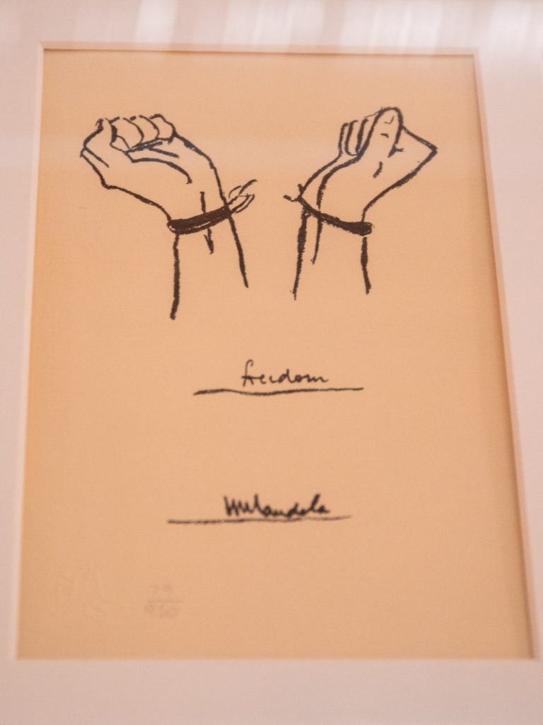 Drawing of two hands