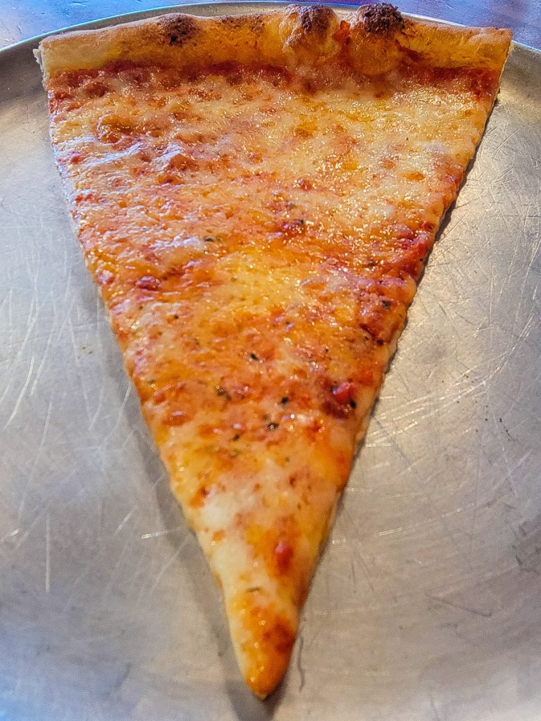 Slice of cheese pizza