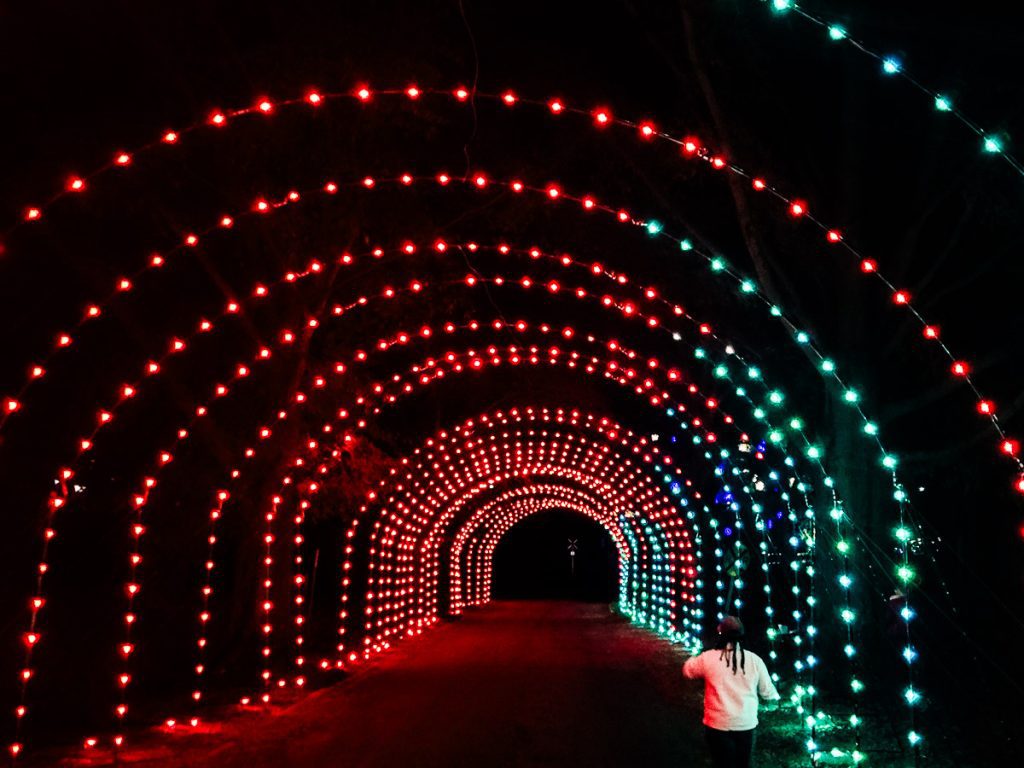 Tunnel of lights