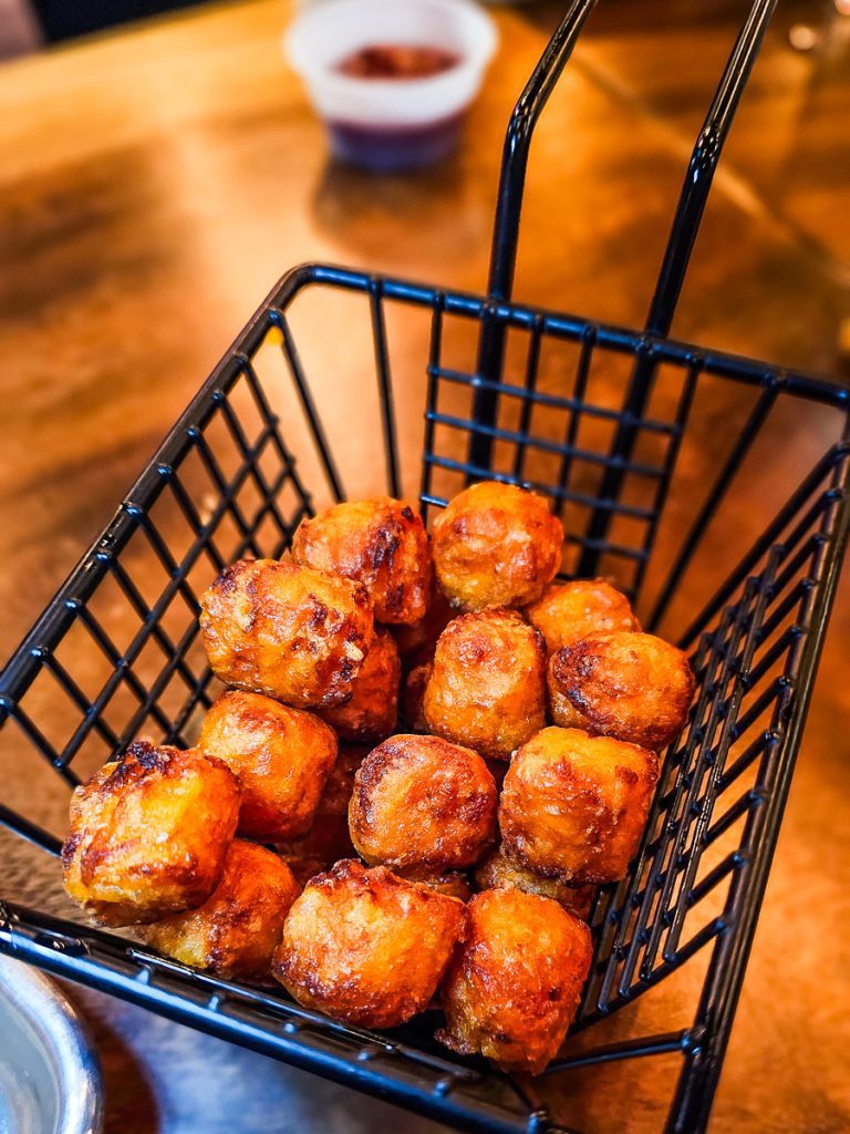 Basket of sweet potato fries.